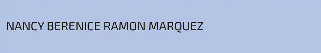 NANCY BERENICE RAMON MARQUEZ
